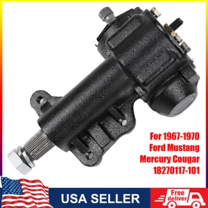 Manual Steering Gear Box NEW For Ford Mustang Mercury Cougar 1967 1968-1970 - Foto 1 di 11
