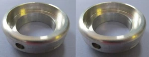 NR055 NORTON DOMMIE MANX TYPE DURAL EXTERNAL SPRING FORK SEAL HOLDERS x 2 - Picture 1 of 1
