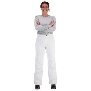 Obermeyer X5402 Womens White Sugarbush Stretch Insulated Pants Size 10 Long - Picture 1 of 4