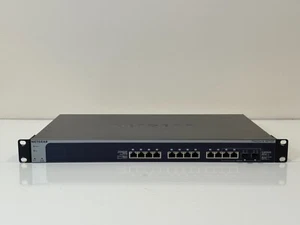 NETGEAR ProSAFE XS712T 12-portowy 10-gigabitowy inteligentny przełącznik zarządzany + 2 porty SFP + - Zdjęcie 1 z 3