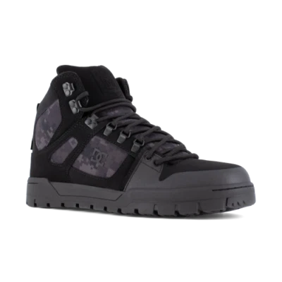 Zapato de trabajo DC Work Crew para hombre Pure Work punta alta compuesto impermeable EH negro Foto 1 de 2