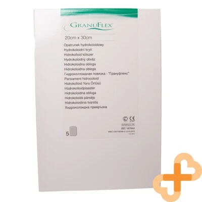 ConvaTec Granuflex Idrocolloide Benda Toppa 20 X 30 CM 5 Pezzi - Image 1 of 4