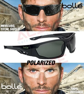 Bolle Polarized Sunglasses MERCURO Safety Spectacles Sporty Cycling Against UV - Image 1 of 4