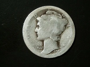 1917 MERCURY DIME #6 - Foto 1 di 2