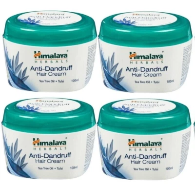 4 Botellas x 100 ml CADA Crema Anticaspa del Himalaya Anticaspa - Aceite de Té de Árbol Foto 1 de 2
