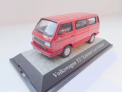 Volkswagen VW T3 B Bus Multivan Lle Limitato Ultima Edizione Rosso 1:43 Premium - Immagine 1 di 4