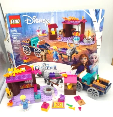 LEGO Frozen II Disney Elsa's Wagon Adventure (41166) incompleto leer Foto 1 de 4