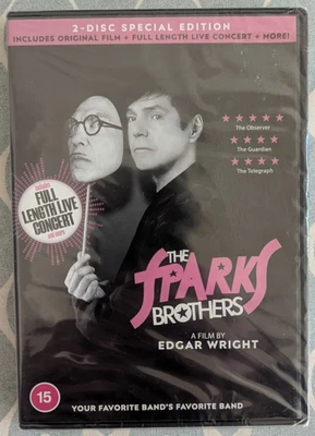 The Sparks Brothers DVD Documentary (2021) Brand New and Sealed Edgar Wright - Image 1 of 4