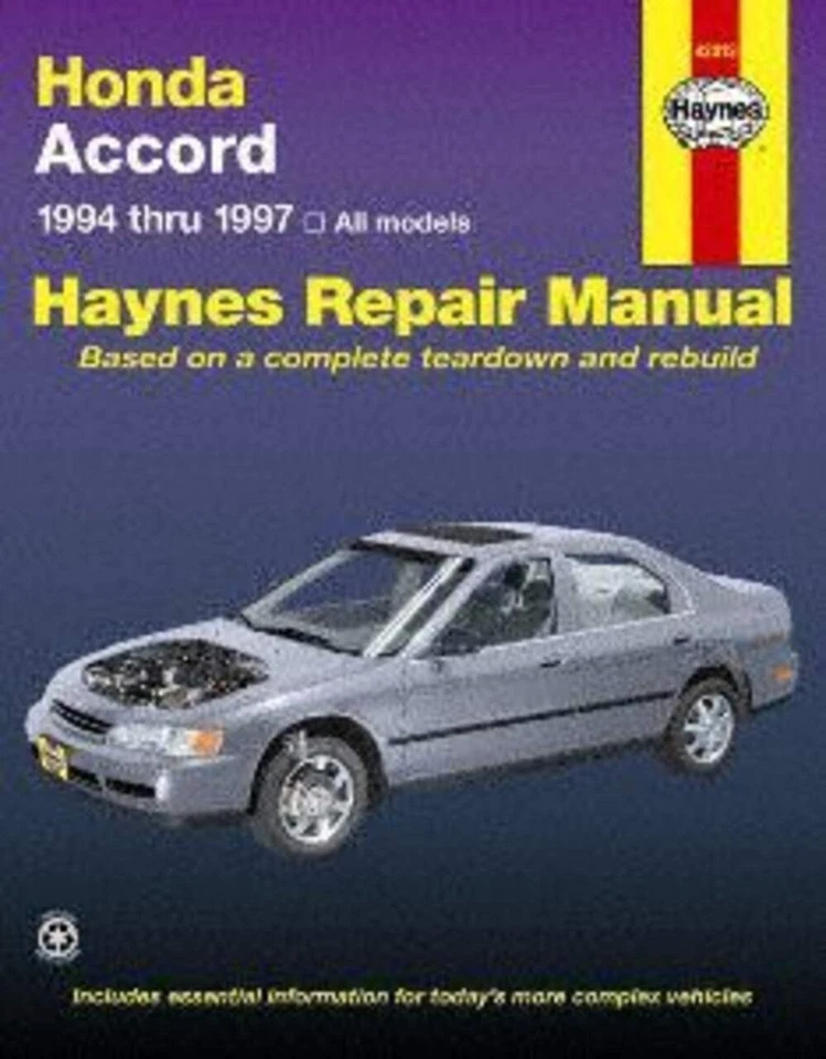 Honda Accord 1994-1997 Complete Guide & Teardown Haynes Repair Manual 42013 - Image 1 of 1