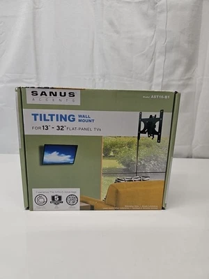 TV Montaje en Pared SANUS Inclinable 13"- 32" Televisores Panel Plano AST16-B1 Nuevo. Foto 1 de 4