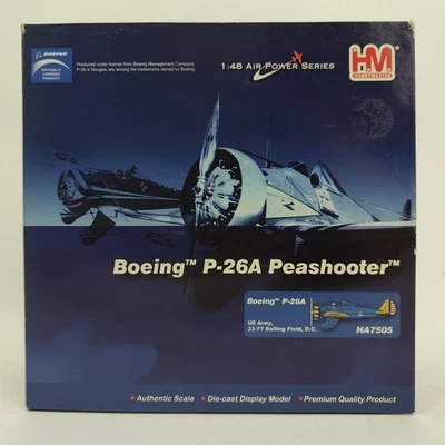 Hobby Master 1:48 Boeing P-26A Peashooter US Army 33-77 Bolling Field DC HA7505 - Image 1 of 4