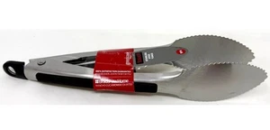 GoodCook Stainless Steel Serving Locking 9 inch Tongs 3 Pack! - Picture 1 of 6