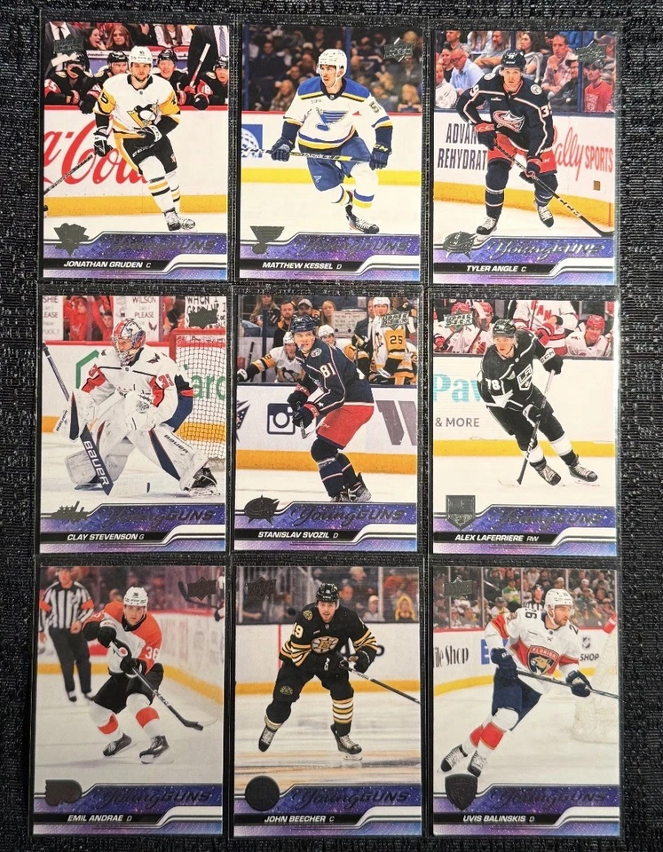 2023-24 Upper Deck Young Guns Complete Your Set You Pick Hockey Rookie Card NHL - Image 1 of 1