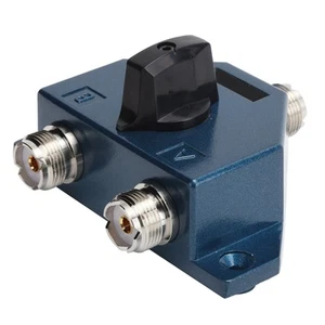 Radio Antenna Switch Zine Alloy 2 Position Adapter Converter Connector For C SPC - Zdjęcie 1 z 12