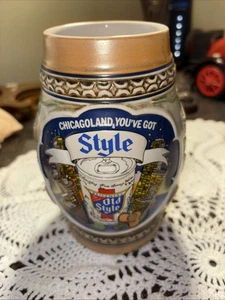 Vintage Old Style Chicagoland Ceramarte Beer Stein Dated 1983 - Picture 1 of 11