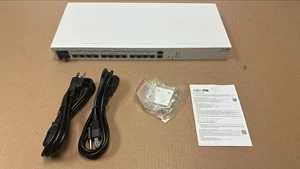MikroTik CCR2116-12G-4S+ Router (13) GbE RJ45 (4) SFP+ Ports Cloud Core - Picture 1 of 4