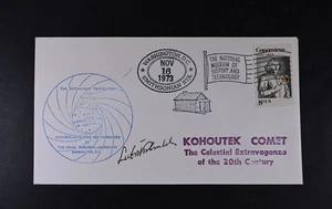 Dr. Lubos Kohoutek firma-autógrafo en portada Smithsonian 1973 cometa espacial NASA - Imagen 1 de 2