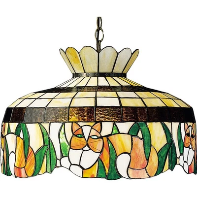 Colgante gato 20 pulgadas de ancho verde/chocolate/beige Foto 1 de 2