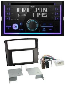 JVC MP3 USB 2DIN DAB Bluetooth CD Autoradio für Mitsubishi Pajero Shogun ab 14 - Bild 1 von 9