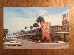 Reef Beach Motel Daytona Beach, Florida. Postal (WP8) - Imagen 1 de 2