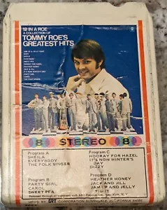 12 in a Roe: A Collection of Tommy Roe's Greatest Hits 8-Track Tape - Imagen 1 de 3