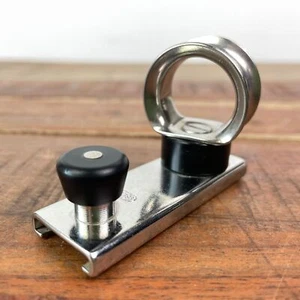 Sprenger Genuaschlitten Edelstahl Rutscher Auge Leitöse Schlitten T-Schiene 20x3 - Bild 1 von 5