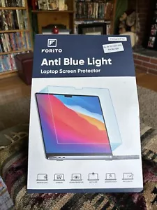 F FORITO 2-Pack 13.6 inch Laptop Screen Protector Anti Blue Light Mac Air - Picture 1 of 12