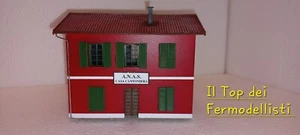 CASA CANTONIERA A.N.A.S rosso pompeano ARTIGIANALE Scala HO 1:87 - Foto 1 di 7