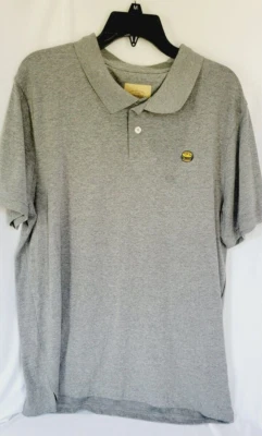 Camisa Polo Jersey Elástica Roebuck & Co Bordada Hamburguesa Gris Jaspeado XL Foto 1 de 2
