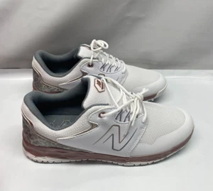New Balance Women's Fresh Foam Link SSL V2 Golf Shoe - 9 Wide - White/ Rose Gold - Picture 1 of 8