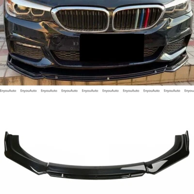 For BMW 220i 228i 230i Series Front Bumper Lip Spoiler Splitter Glossy Black Foto 1 de 4