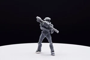 Halo Custom Spartan Type 4 Miniature - Resin 3D Printed Wargame/D&D - Picture 1 of 14