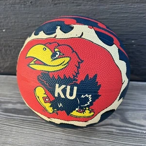 Kansas Jayhawks Full Size Basketball Indoor Outdoor Best Equipment Rock Chalk - Picture 1 of 12