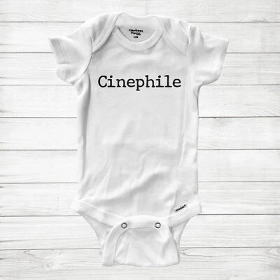 Bebé Infante Body Ropa Divertido Amante de la Película Regalo Sarcástico Estampado Cinéfilo Foto 1 de 2