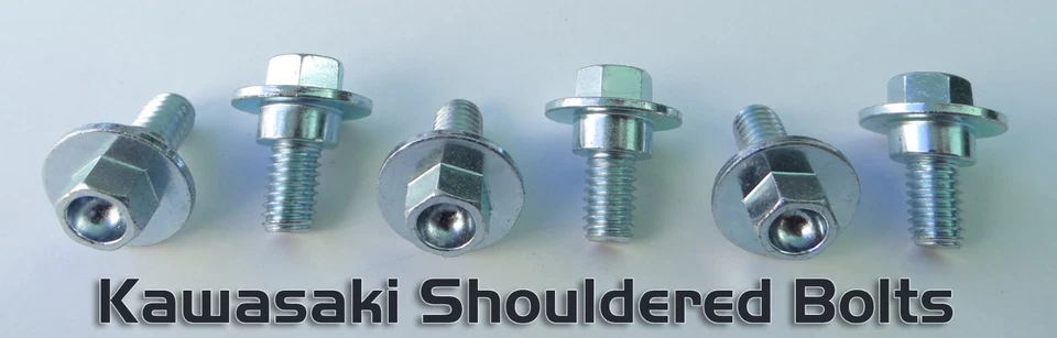 Cubierta lateral del radiador Kawasaki 6 piezas perno protector de horquilla KX85 KX100 KX250F KX450F Foto 1 de 1