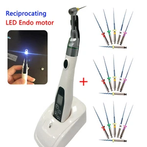 Dental Wireless LED Endomotor 16:1 Gegenwinkel Endodontie + 18*Niti Feilen 25mm - Bild 1 von 11