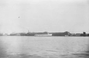 Dampferschiff Tionesta Lake Michigan Coastline Pier Anfang 1900 Foto Negativ - Bild 1 von 1
