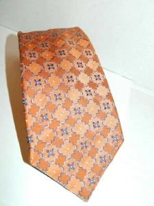 Tasso Ella Men's Silk Tie 57" X 3.25 " geometric design box 129 - Picture 1 of 9