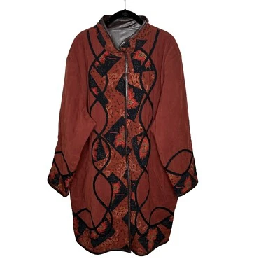 KOOS Of Course Coat/Jacket embellished Reversible Size 2X EUC - Image 1 of 4