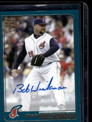 Topps Archives 2020 #FFA-BW Bob Wickman automático casi como nuevo Foto 1 de 2