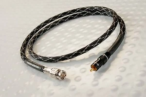DH Labs Silver Sonic D-750 0.5 meter BNC to RCA Digital Audio Cable - Picture 1 of 4