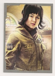 2017 TOPPS STAR WARS THE LAST JEDI PORTRAIT #CP-3 ROSE TICO #20/99 SILVER