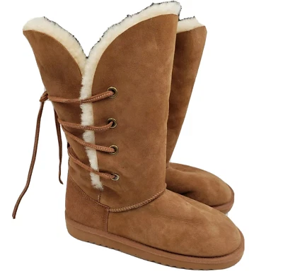Neiman Marcus Vermont Botas de Invierno de Nieve Forradas de Piel de Oveja para Mujer 9 Foto 1 de 4