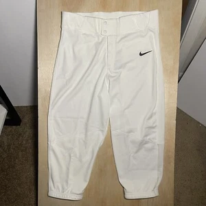 Nike Vapor Select Pantalone Baseball Uomo Medio Bianco e Nero Vita Alta Nuovo! - Foto 1 di 6