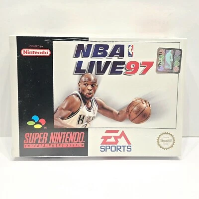 SNES - NBA Live 97 - Brand New Sealed English PAL Release Super Nintendo - Image 1 of 4