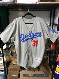 Maglia L.A. Dodgers Joc Pederson #31 taglia 44 autografata e autentica Magestic JC - Foto 1 di 6