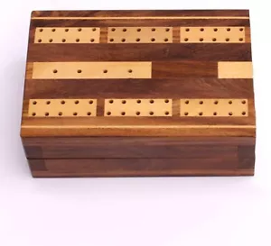 Fair Trade Folding Cribbage Board with Cards - Picture 1 of 3