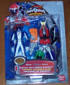 Power Rangers Operation Overdrive Blue Battle Suit Power Ranger Figur. Neu - Bild 1 von 1