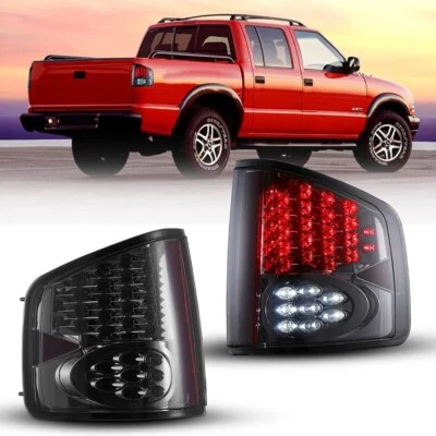 LED Tail Lights For 1994-2004 Chevy S10 GMC Sonoma Isuzu Hombre Brake Lamps Pair - Изображение 1 из 4