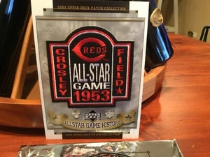 2003 Upper Deck 1953 All-Star Game Crosley Field Patch #20/73. Satchel Paige GM! - Picture 1 of 6